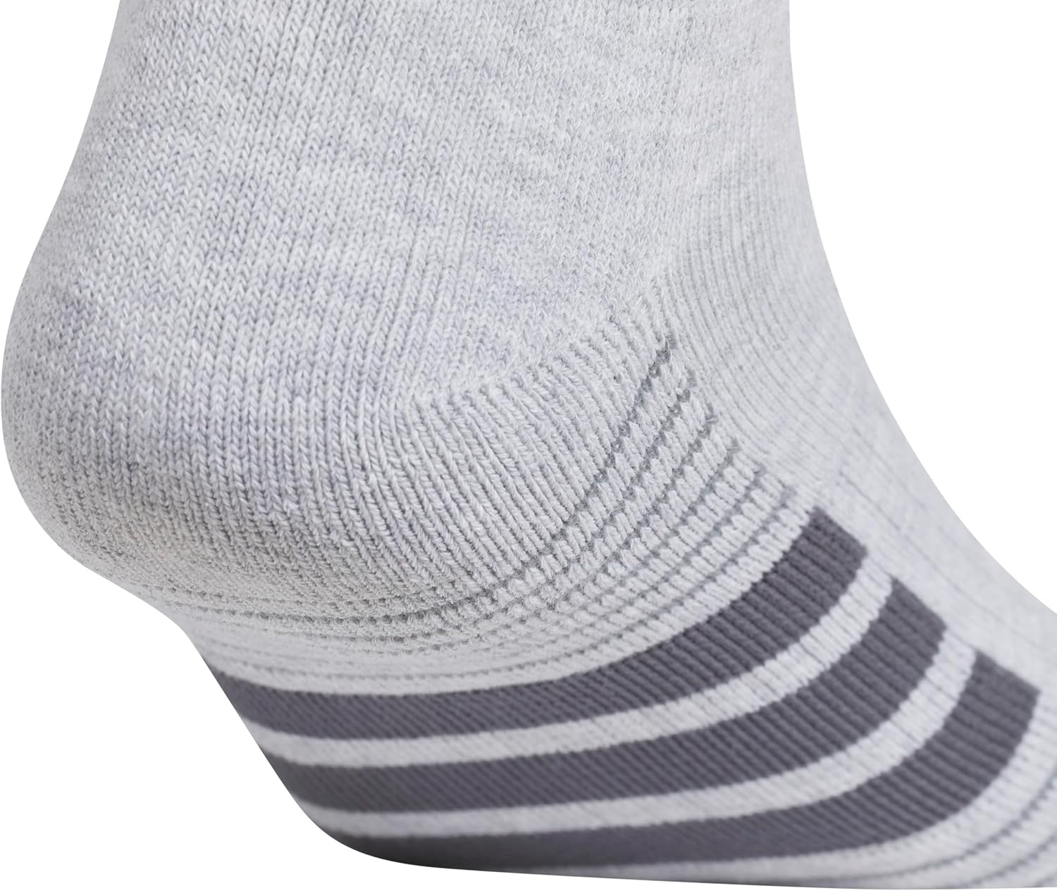 image:imageadidas Mens Cushioned Low Cut Ankle Socks 3 Pairs Durable amp ComfortableCool Light HeatherOnix GreyGrey4
