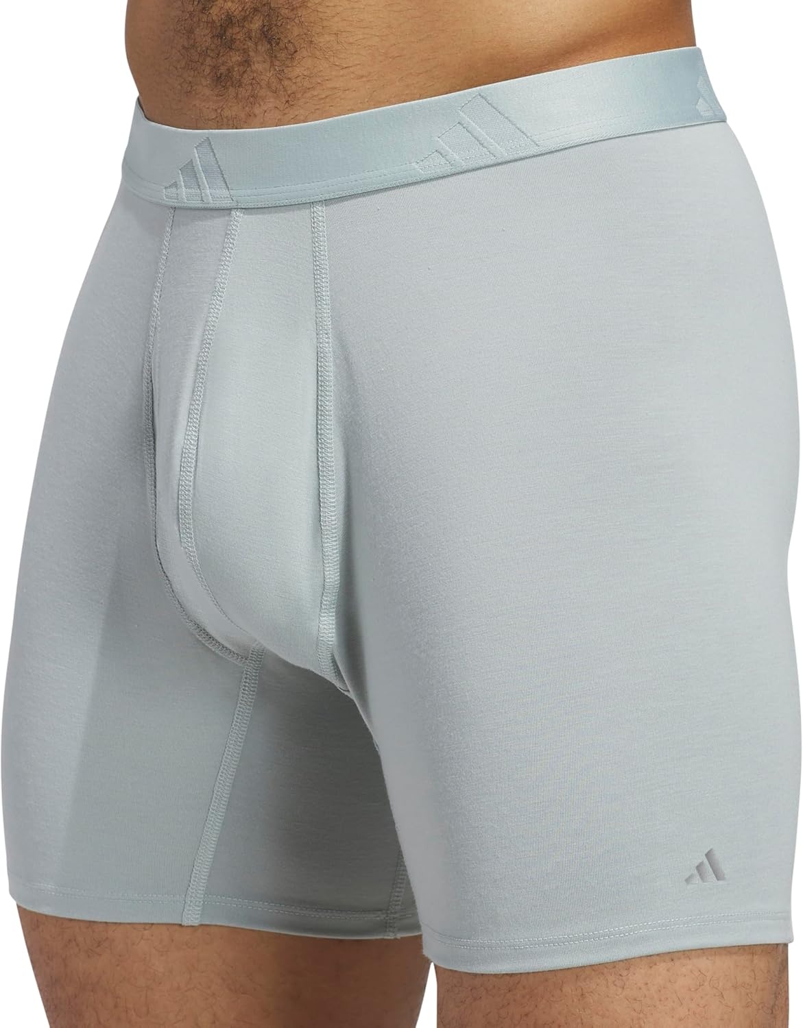 image:imageadidas Mens Luxe Underwear 3Pack Boxer Briefs or Trunks Premium Ultra Soft ComfortWonder Sage GreenGrey SixWonder Cargo KhakiBoxer Brief