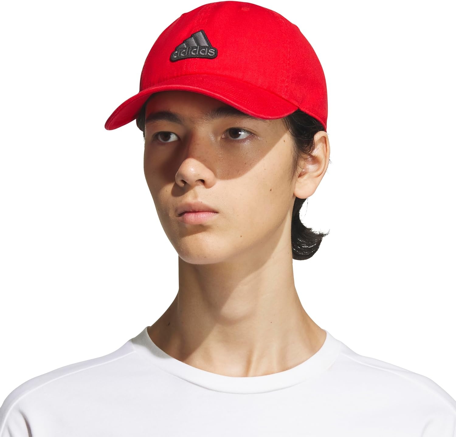 image:imageadidas Mens Ultimate Baseball Cap Athletic Relaxed Cotton Strapback HatBetter ScarletBlackGrey Six