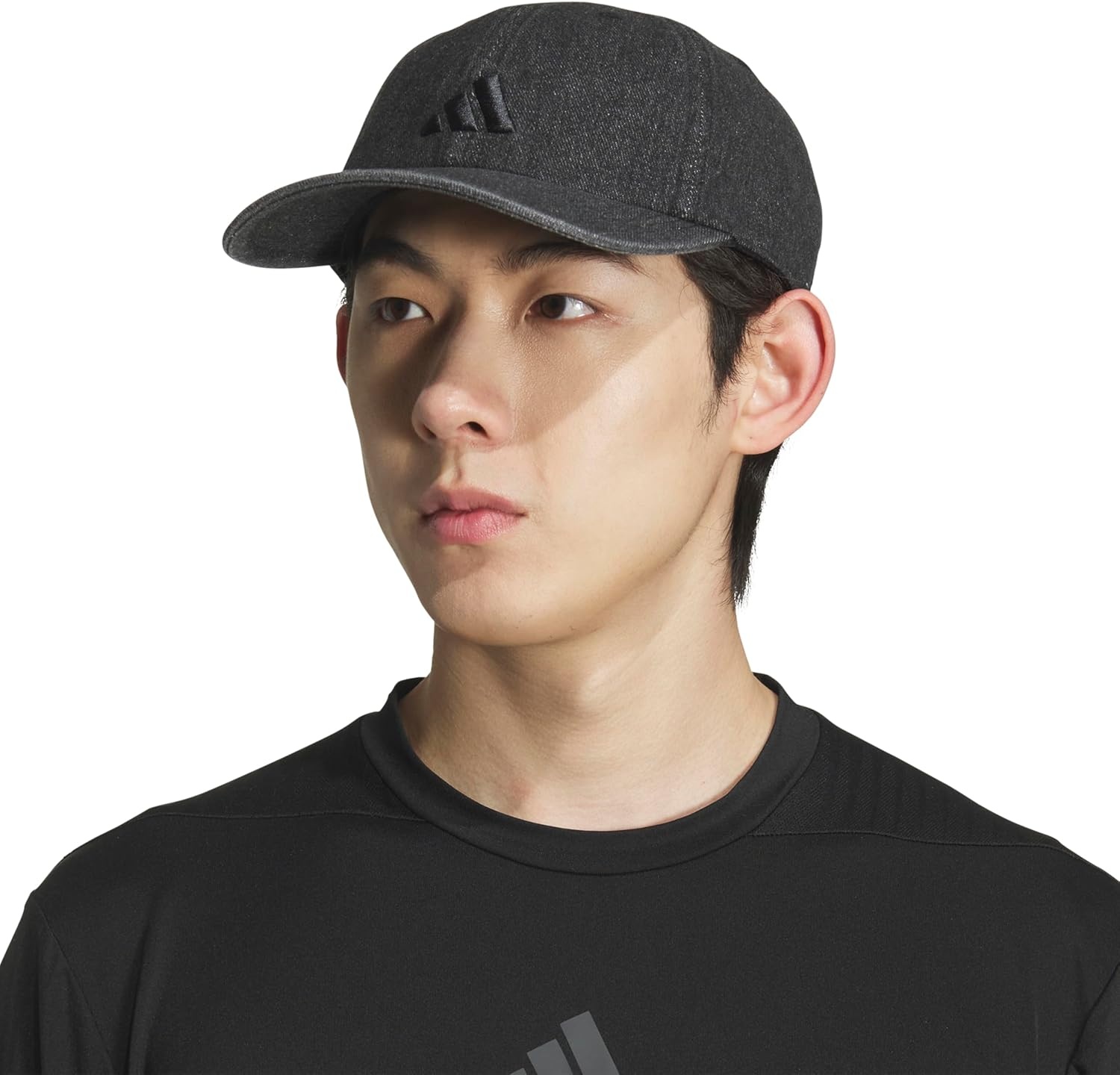 image:imageadidas Mens Ultimate Baseball Cap Athletic Relaxed Cotton Strapback HatBlack DenimBlack