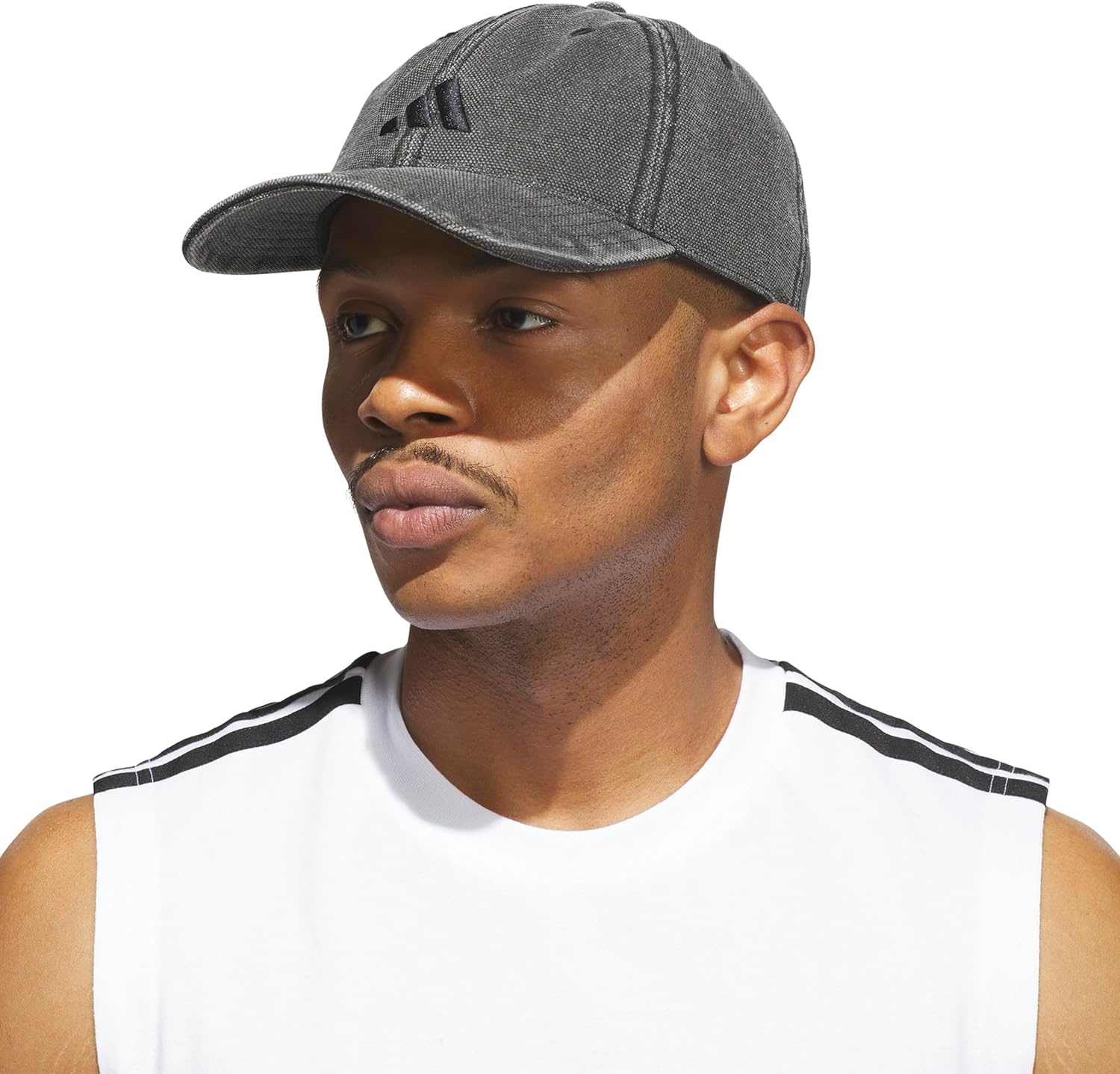 image:imageadidas Mens Ultimate Baseball Cap Athletic Relaxed Cotton Strapback HatBlackBlackDye