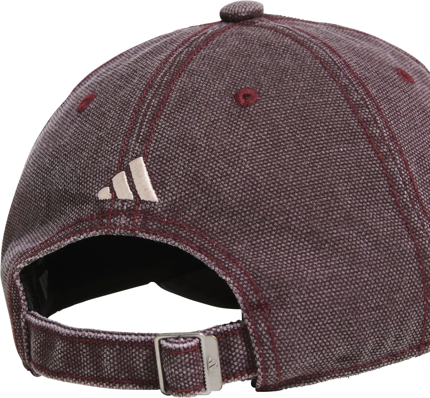 image:imageadidas Mens Ultimate Baseball Cap Athletic Relaxed Cotton Strapback HatMaroonCrystal Linen BeigeDye