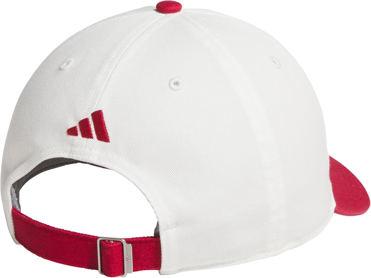 image:imageadidas Mens Ultimate Baseball Cap Athletic Relaxed Cotton Strapback HatOff WhiteActive Maroon3
