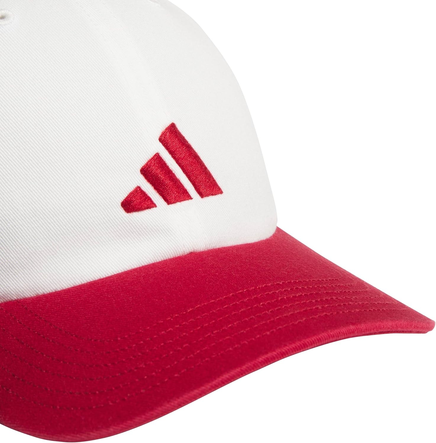 image:imageadidas Mens Ultimate Baseball Cap Athletic Relaxed Cotton Strapback HatOff WhiteActive Maroon3