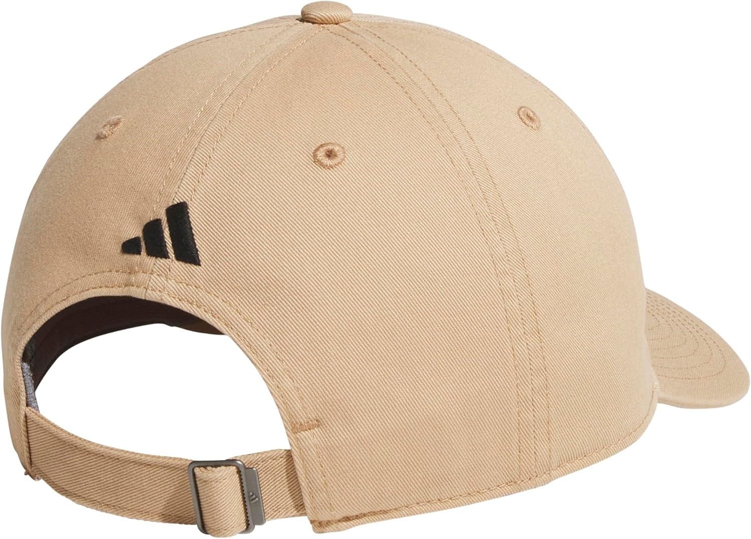 image:imageadidas Mens Ultimate Baseball Cap Athletic Relaxed Cotton Strapback HatWarm Sandstone BeigeBlack3