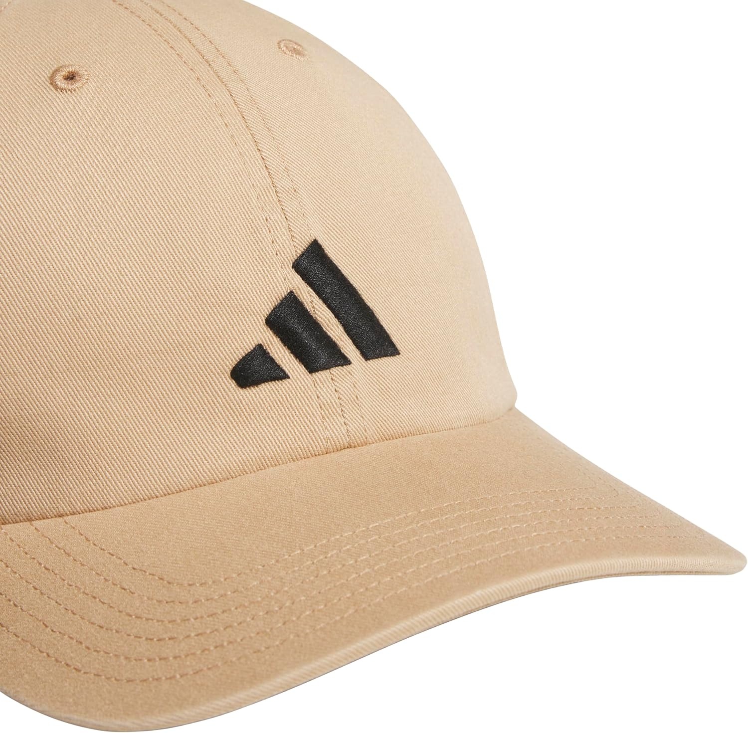 image:imageadidas Mens Ultimate Baseball Cap Athletic Relaxed Cotton Strapback HatWarm Sandstone BeigeBlack3