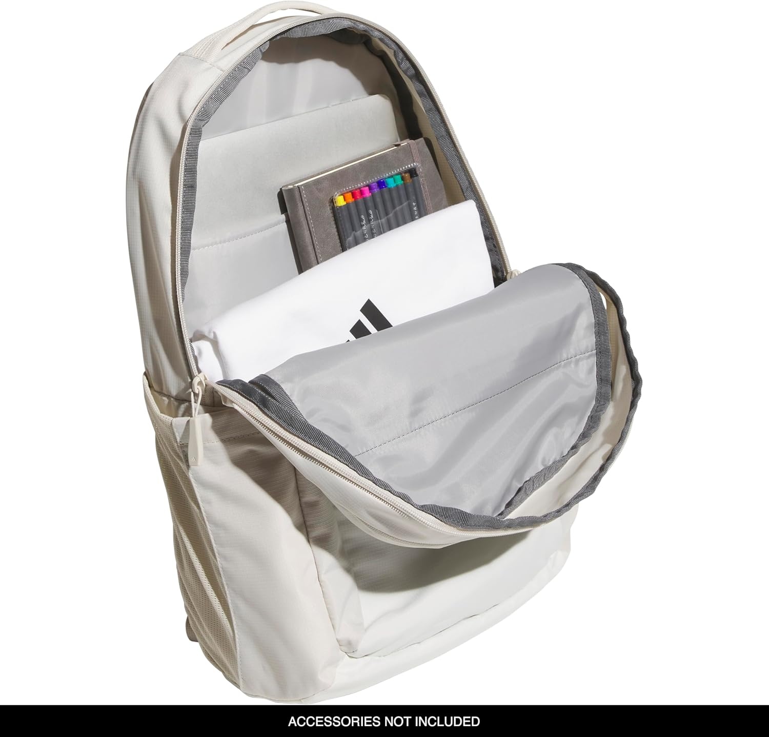 image:imageadidas PHNM Backpack for Laptop School and Travel 28LAlumina BeigeOff WhiteRose Gold