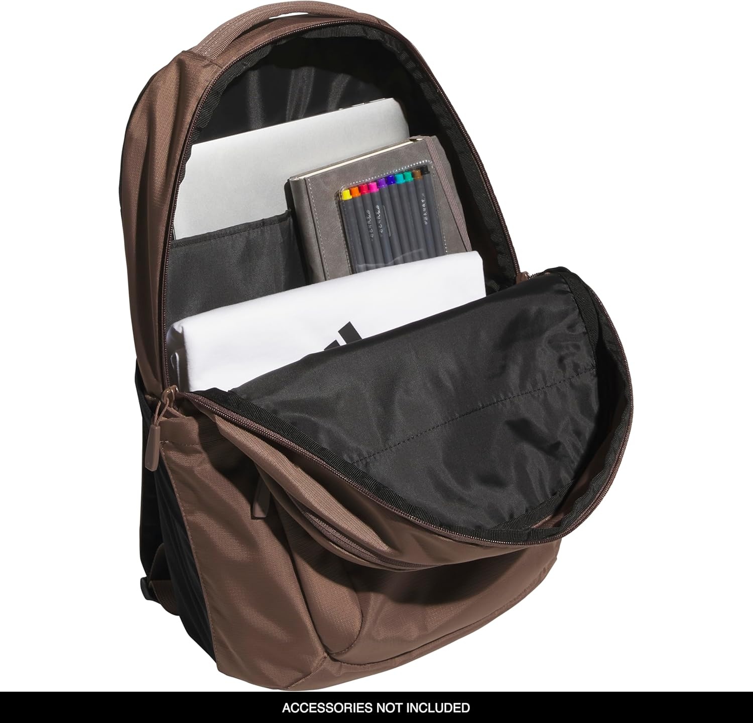 image:imageadidas PHNM Backpack for Laptop School and Travel 28LEarth Strata BrownBlack