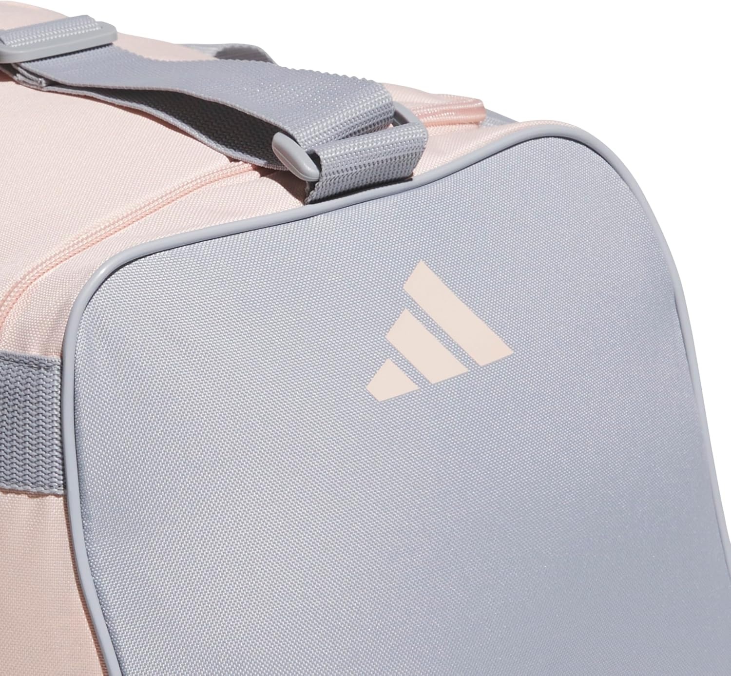 image:imageadidas Power Gym Bag Lightweight Small DuffelBlush PinkWhiteHalo Silver Grey