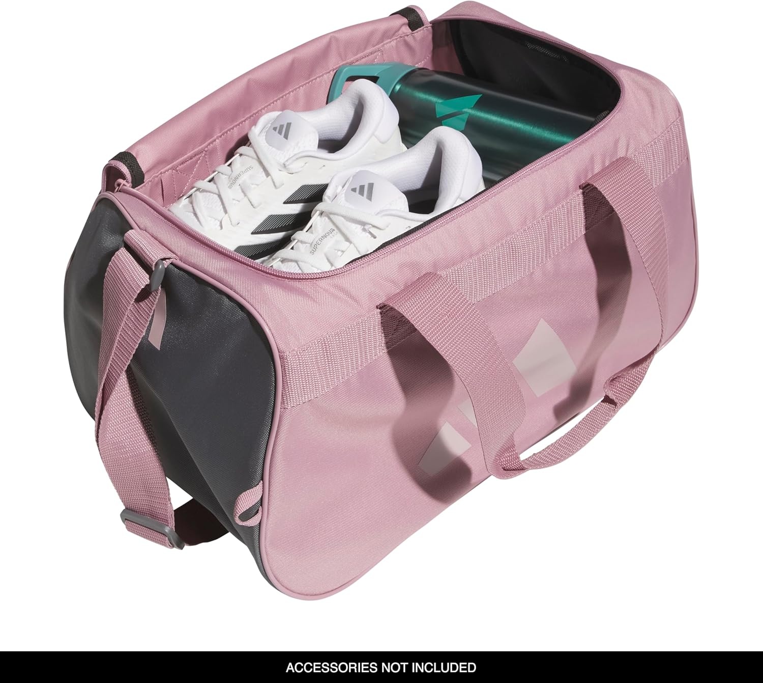 image:imageadidas Power Gym Bag Lightweight Small DuffelMagic Mauve PurpleGrey Four