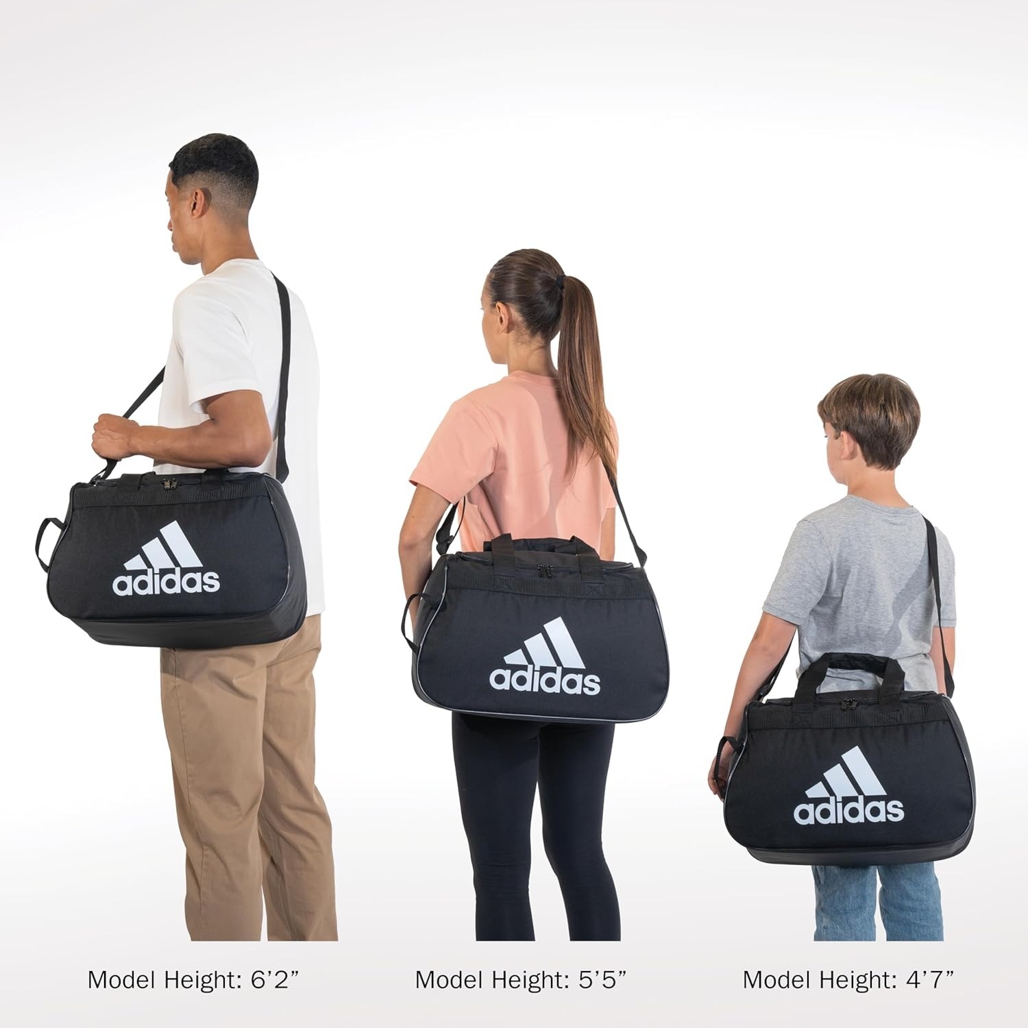 image:imageadidas Power Gym Bag Lightweight Small DuffelOnix GreyBlackSolar RedDiablo