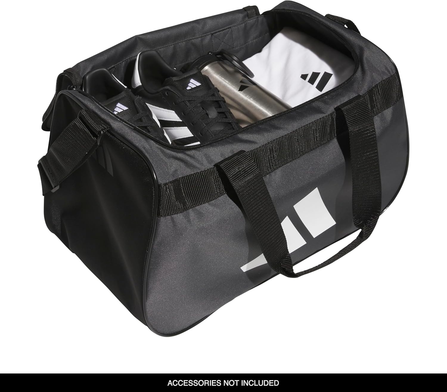 image:imageadidas Power Gym Bag Lightweight Small DuffelTeam Dark GreyWhiteBlack