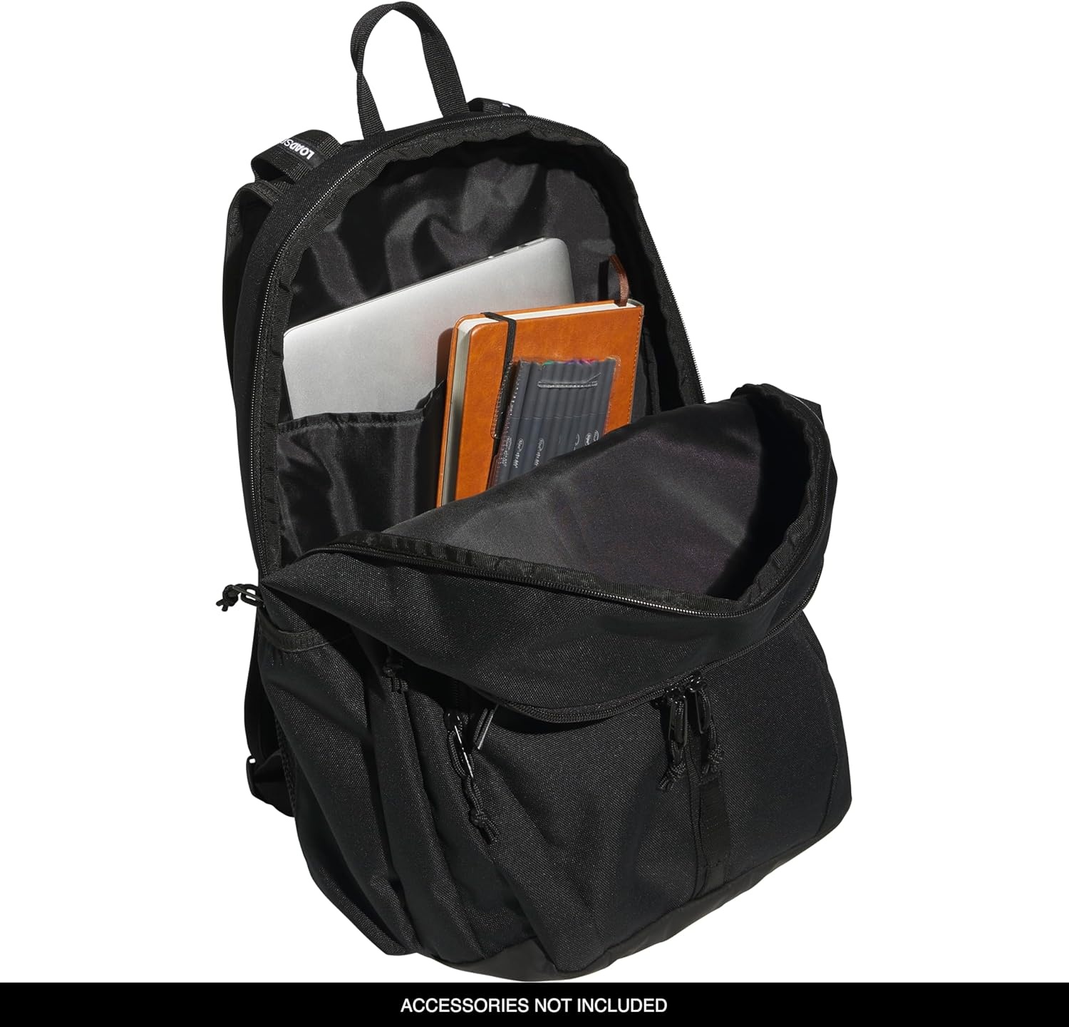 image:imageadidas Prime 7 Backpack for Laptop School and Travel 37LBlackWhite2