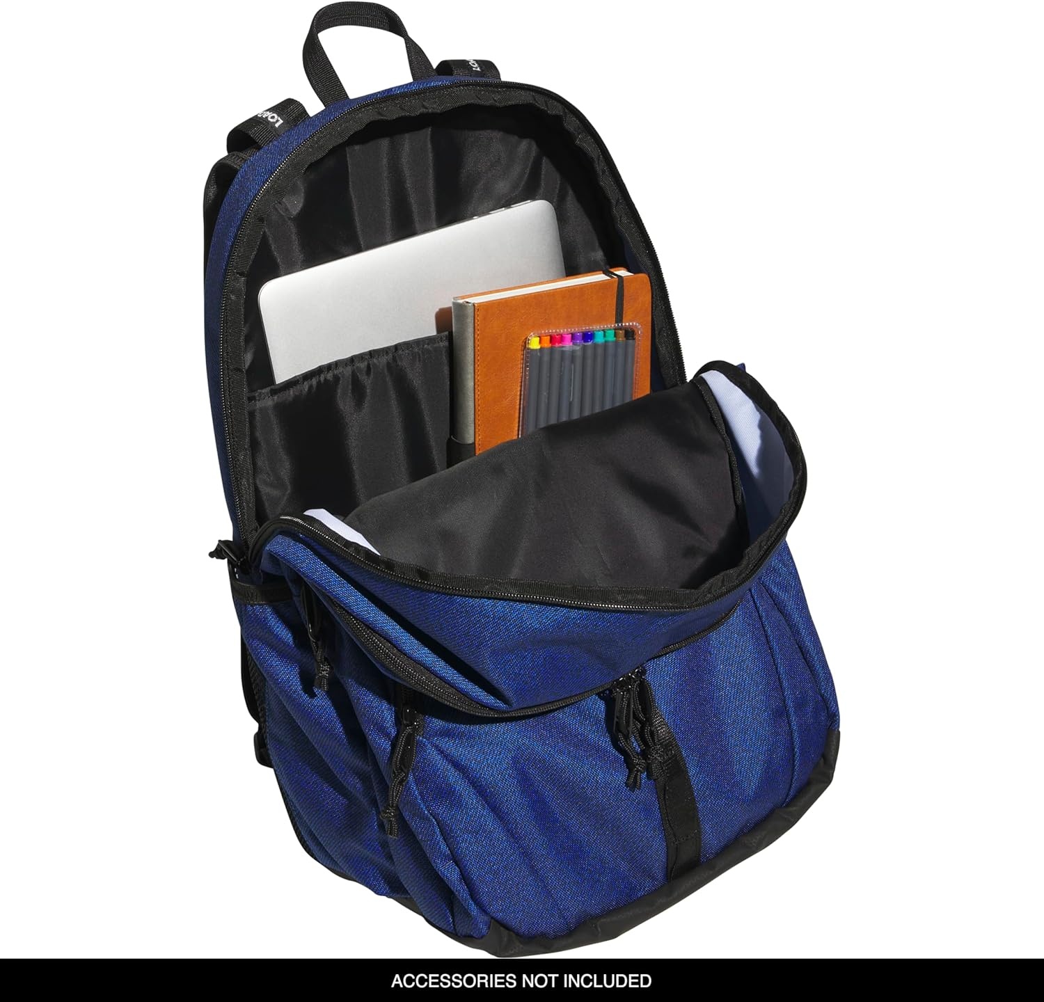 image:imageadidas Prime 7 Backpack for Laptop School and Travel 37LTwill Bright Royal Legend InkBlack2