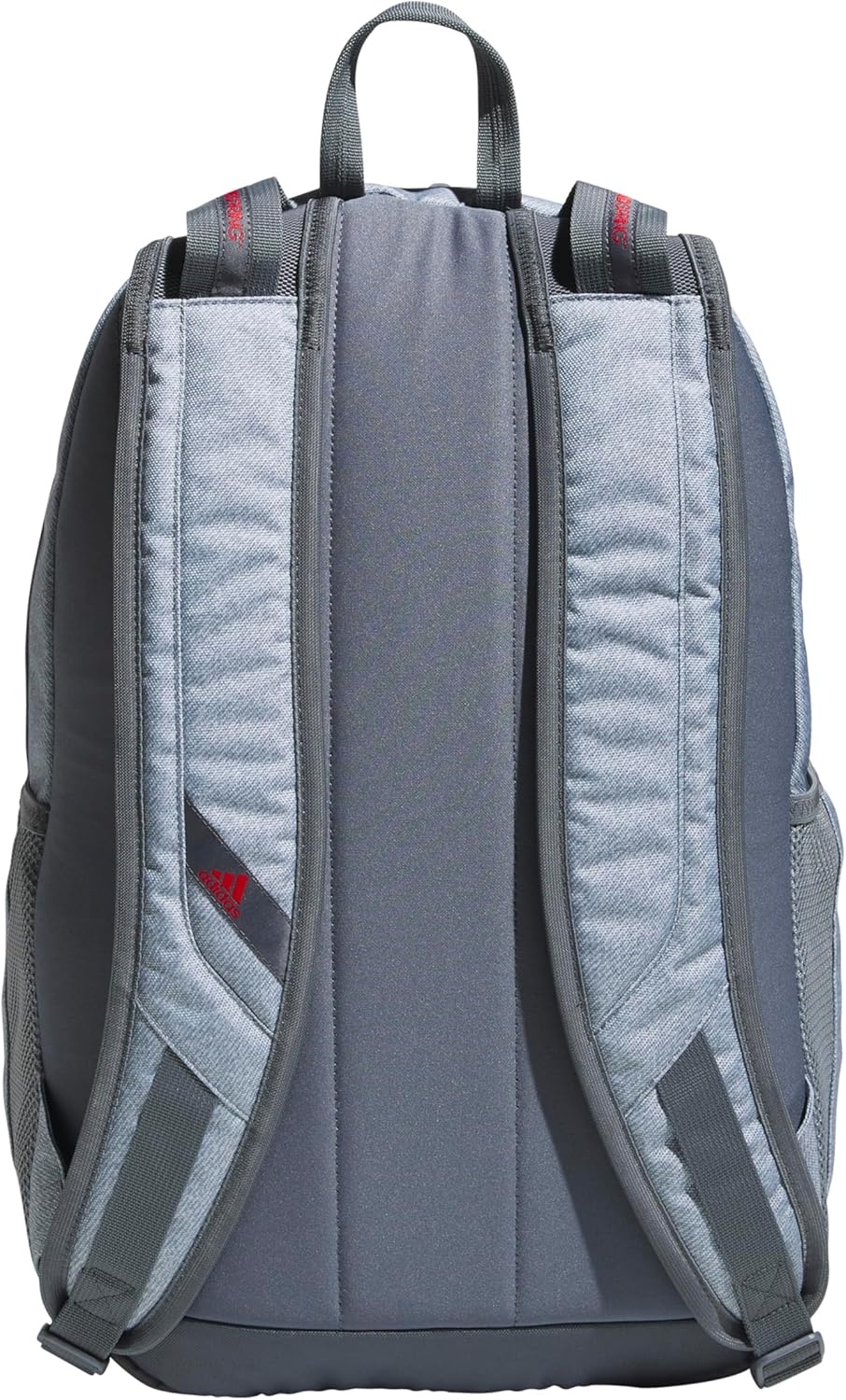 image:imageadidas Prime 7 Backpack for Laptop School and Travel 37LTwill GreyGreyBetter Scarlet2