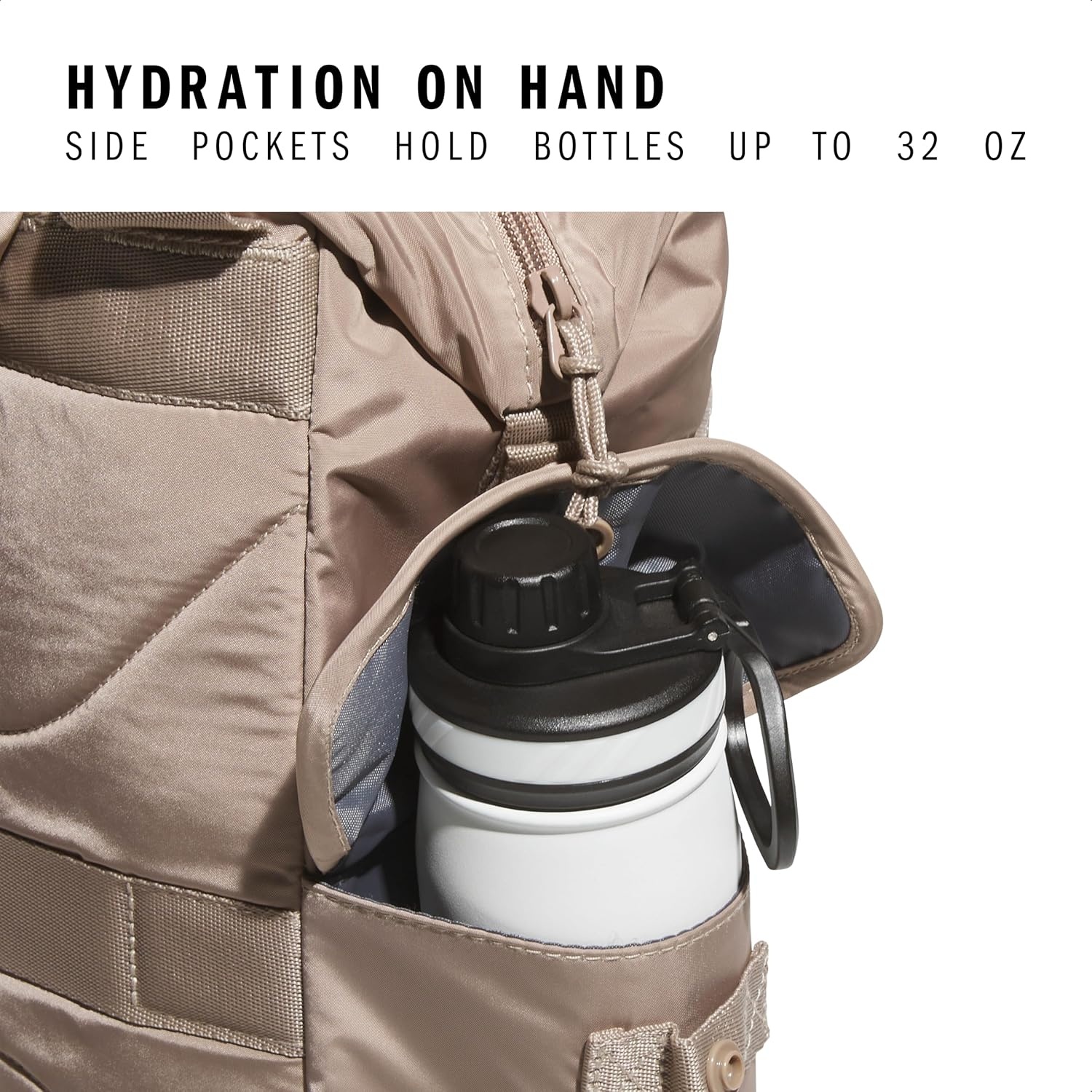 image:imageadidas Saturday Tote Backpack Versatile Bag with Hand amp Shoulder Straps 23LChalky Brown