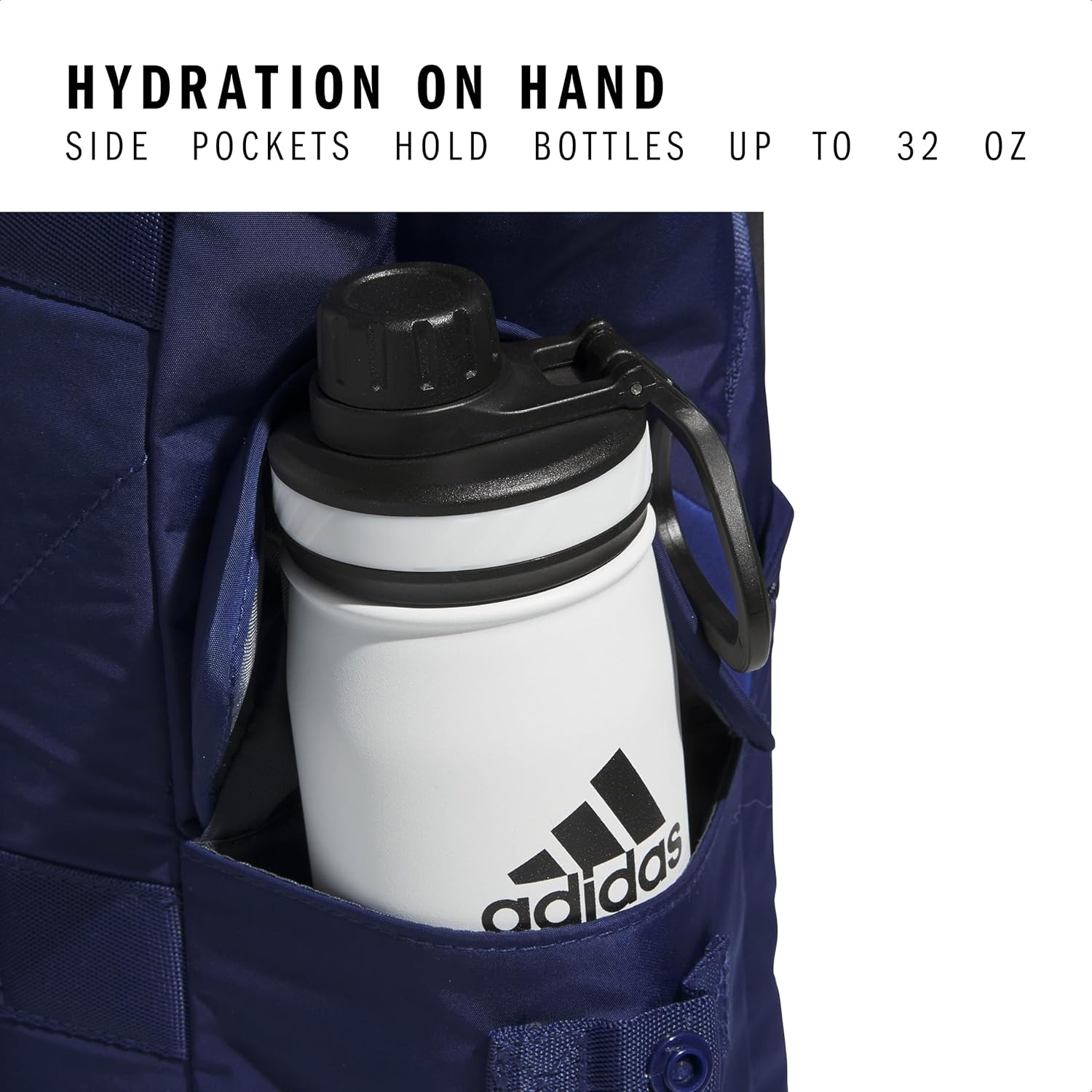 image:imageadidas Saturday Tote Backpack Versatile Bag with Hand amp Shoulder Straps 23LDark BlueRose Gold