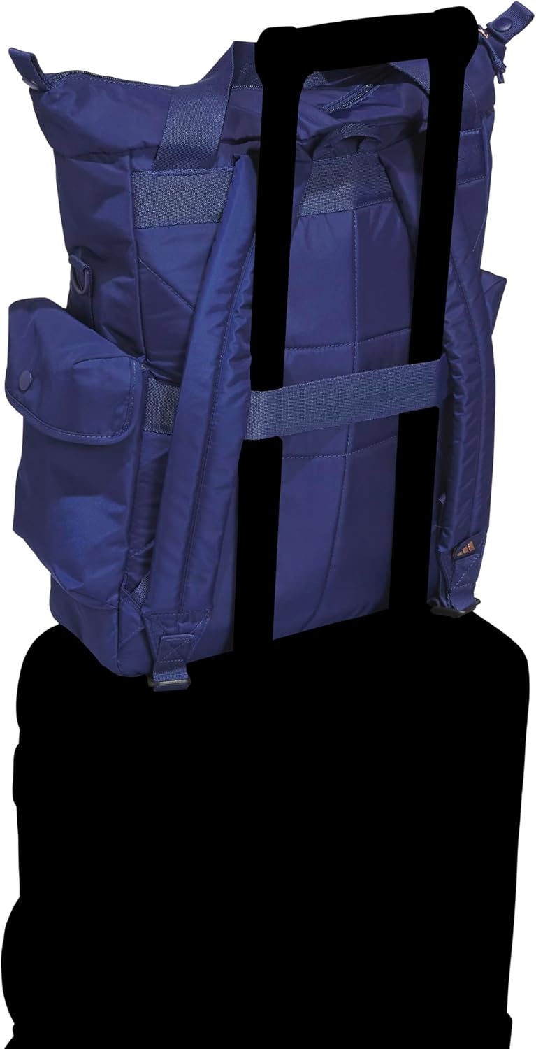 image:imageadidas Saturday Tote Backpack Versatile Bag with Hand amp Shoulder Straps 23LDark BlueRose Gold
