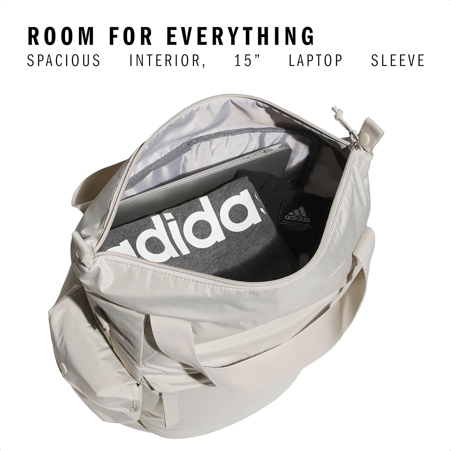image:imageadidas Saturday Tote Backpack Versatile Bag with Hand amp Shoulder Straps 23LWonder Alumina Grey