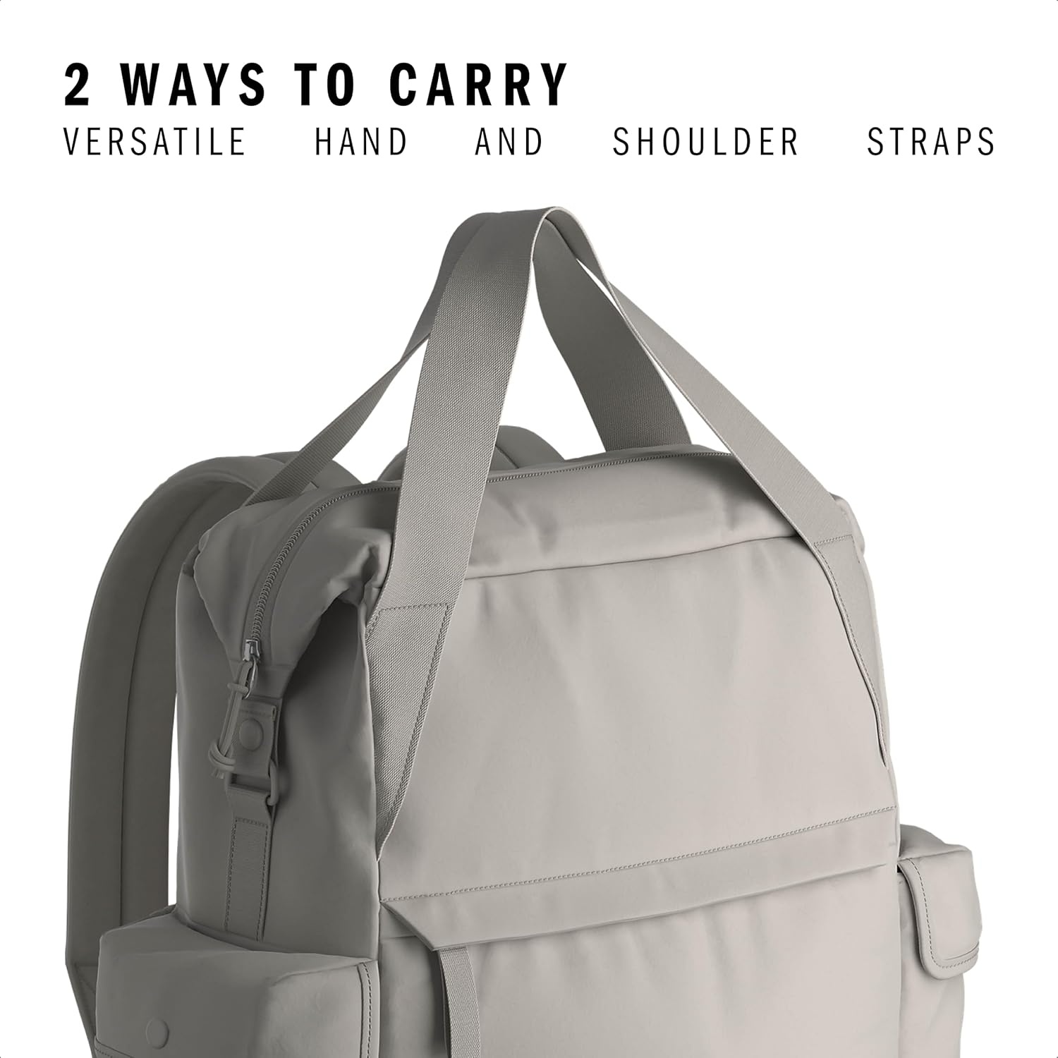 image:imageadidas Saturday Tote Backpack Versatile Bag with Hand amp Shoulder Straps 23LWonder Alumina Grey