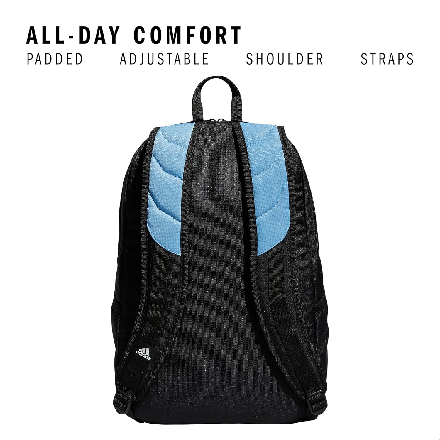 image:imageadidas Stadium 4 Soccer Backpack Team Sports Bag with Ball Pocket 36LLight Blue30