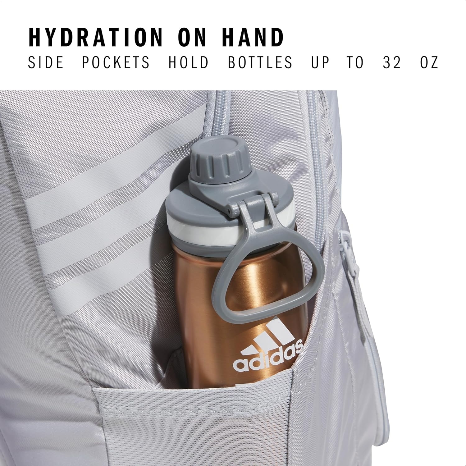 image:imageadidas Stadium 4 Soccer Backpack Team Sports Bag with Ball Pocket 36LLight Grey