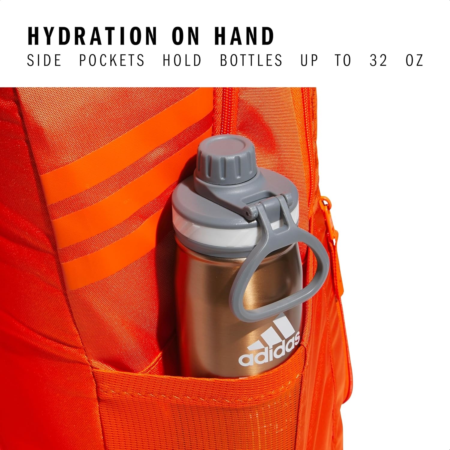 image:imageadidas Stadium 4 Soccer Backpack Team Sports Bag with Ball Pocket 36LOrange