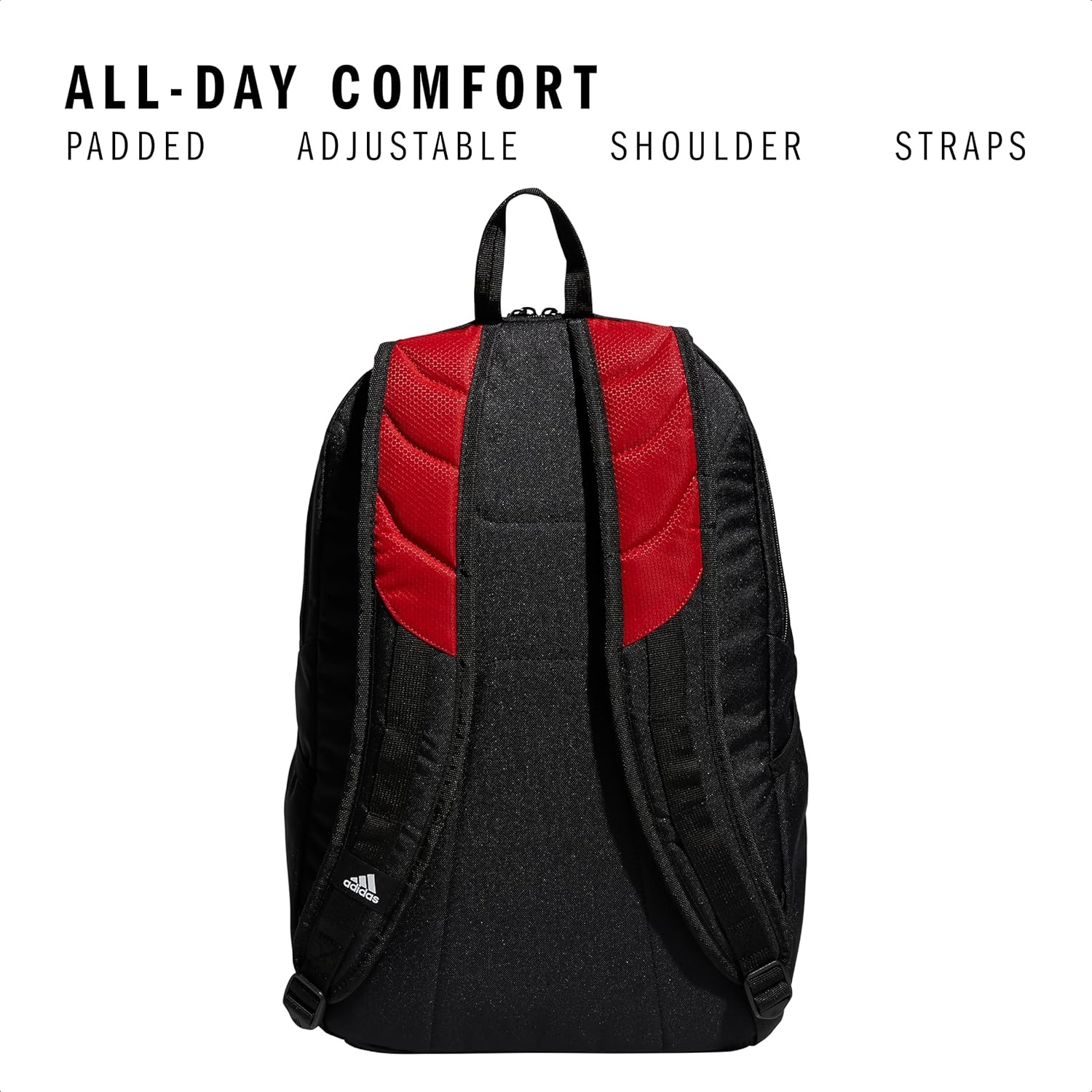image:imageadidas Stadium 4 Soccer Backpack Team Sports Bag with Ball Pocket 36LPower Red30
