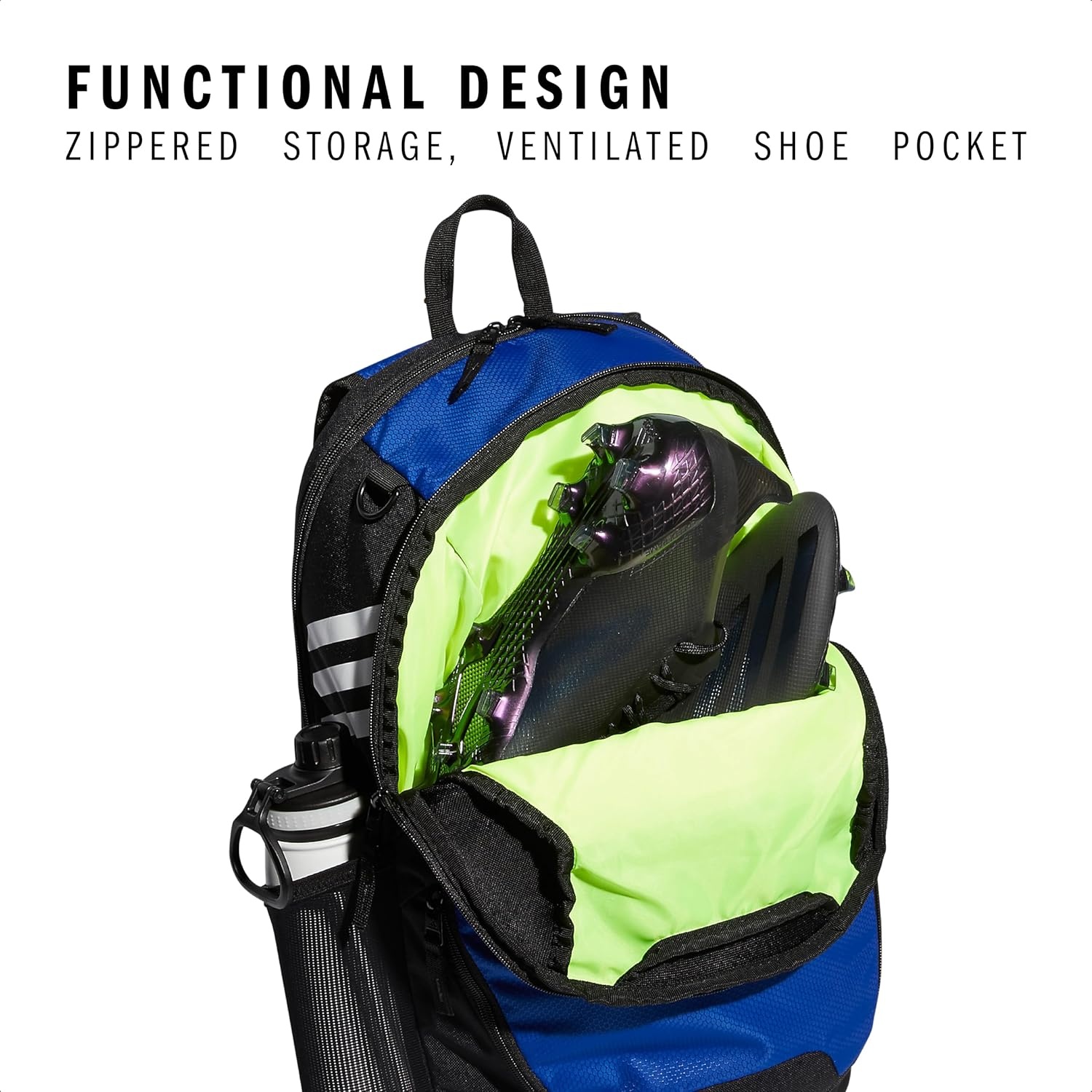 image:imageadidas Stadium 4 Soccer Backpack Team Sports Bag with Ball Pocket 36LRoyal Blue30