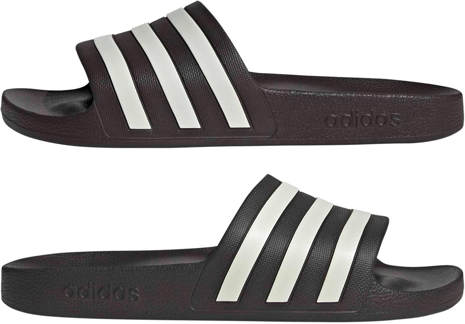 image:imageadidas Unisex Adult Adilette Aqua Slide SandalAurora CoffeeIce Gold MetallicAurora Coffee