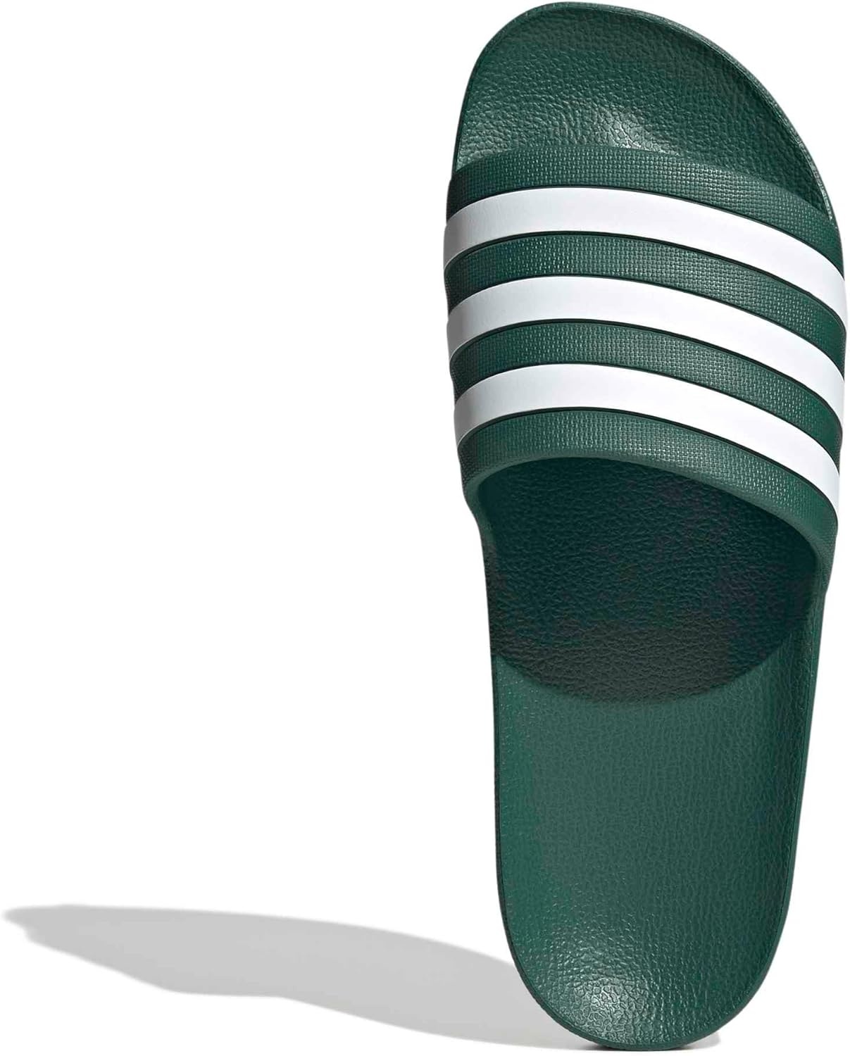 image:imageadidas Unisex Adult Adilette Aqua Slide SandalCollegiate GreenWhiteCollegiate Green