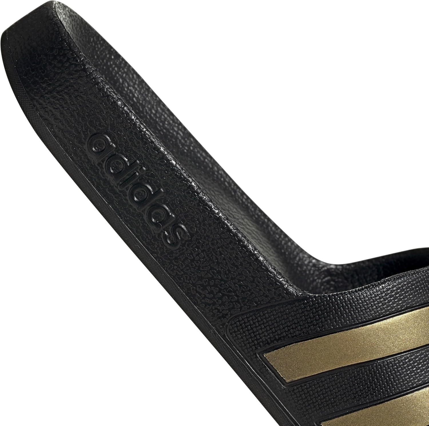 image:imageadidas Unisex Adult Adilette Aqua Slide SandalCore BlackGold MetallicCore Black