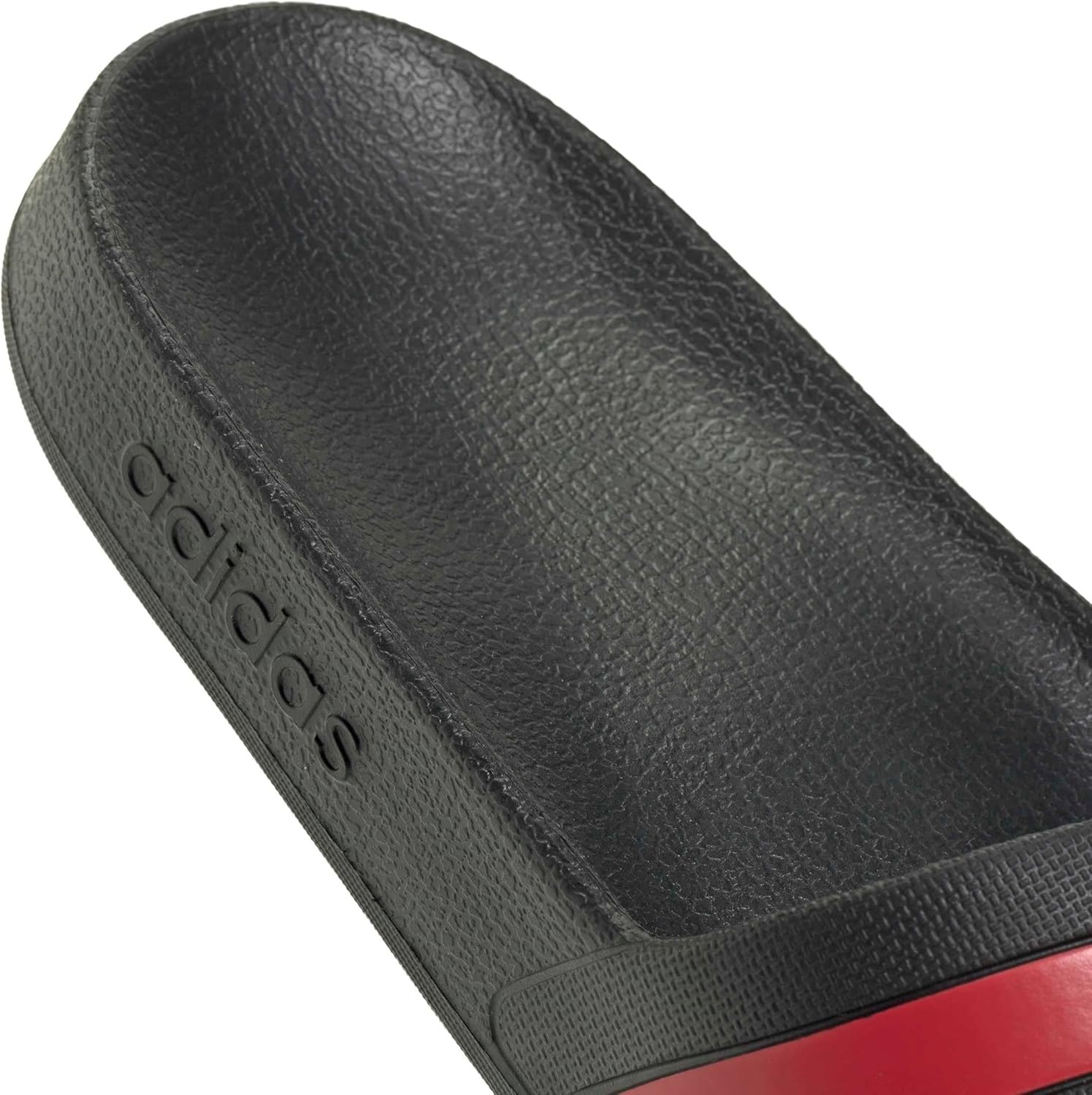 image:imageadidas Unisex Adult Adilette Aqua Slide SandalCore BlackGreenPure Ruby