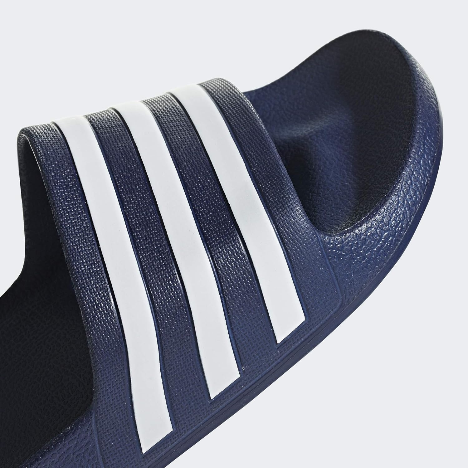 image:imageadidas Unisex Adult Adilette Aqua Slide SandalDark BlueWhiteDark Blue