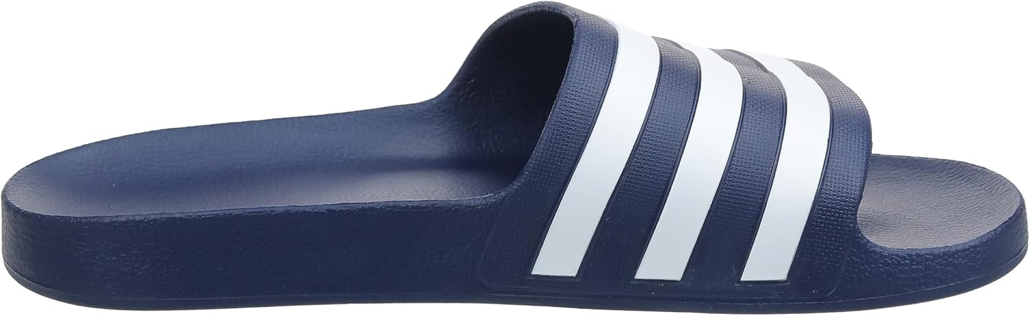 image:imageadidas Unisex Adult Adilette Aqua Slide SandalDark BlueWhiteDark Blue