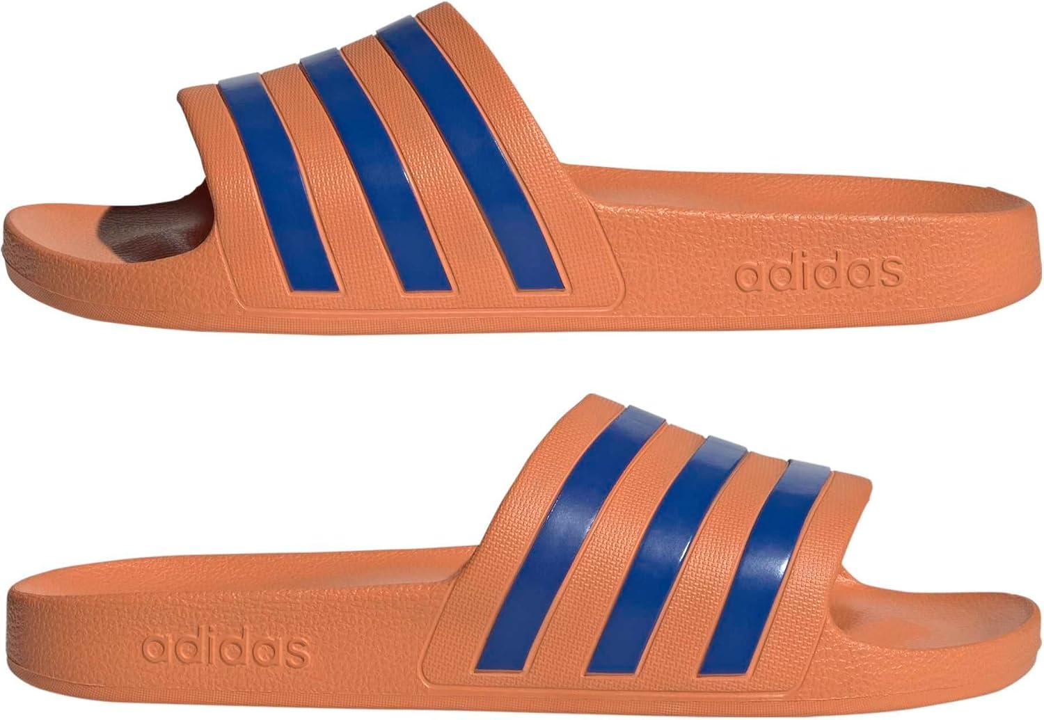 image:imageadidas Unisex Adult Adilette Aqua Slide SandalDusky OrangeTeam Royal BlueDusky Orange