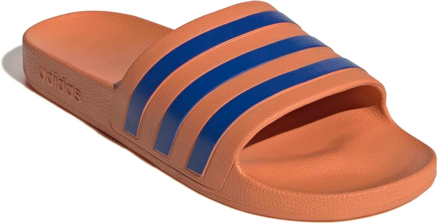 image:imageadidas Unisex Adult Adilette Aqua Slide SandalDusky OrangeTeam Royal BlueDusky Orange