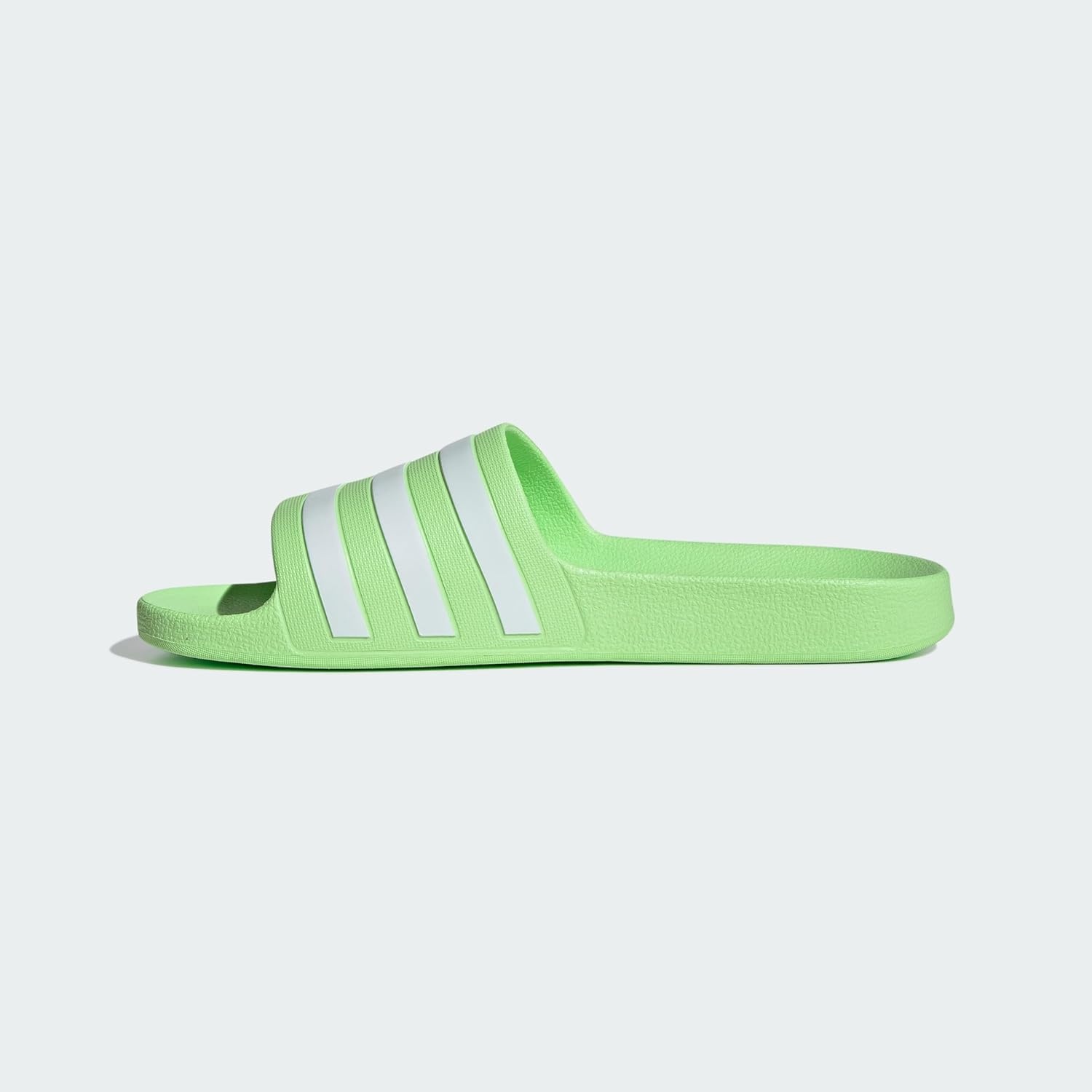 image:imageadidas Unisex Adult Adilette Aqua Slide SandalGreen SparkWhiteGreen Spark
