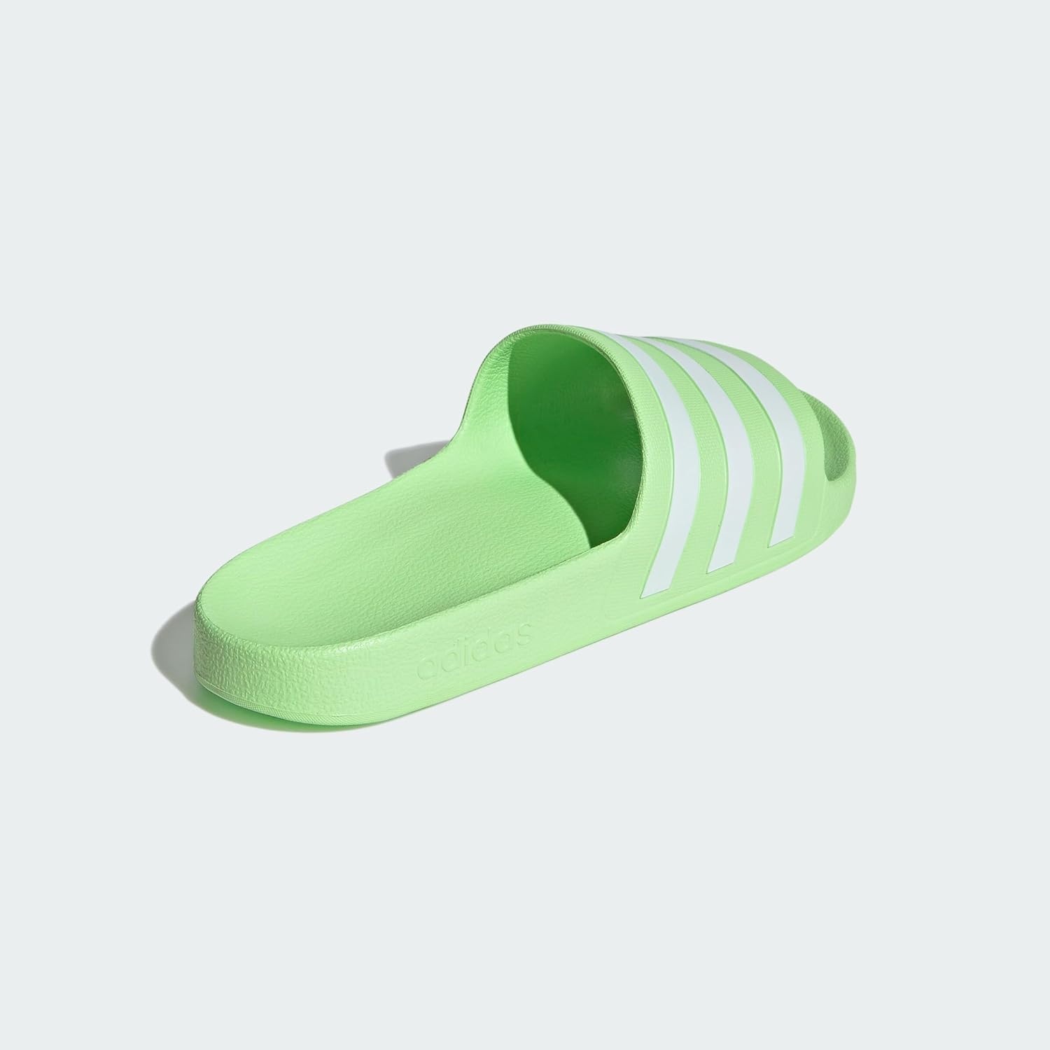 image:imageadidas Unisex Adult Adilette Aqua Slide SandalGreen SparkWhiteGreen Spark
