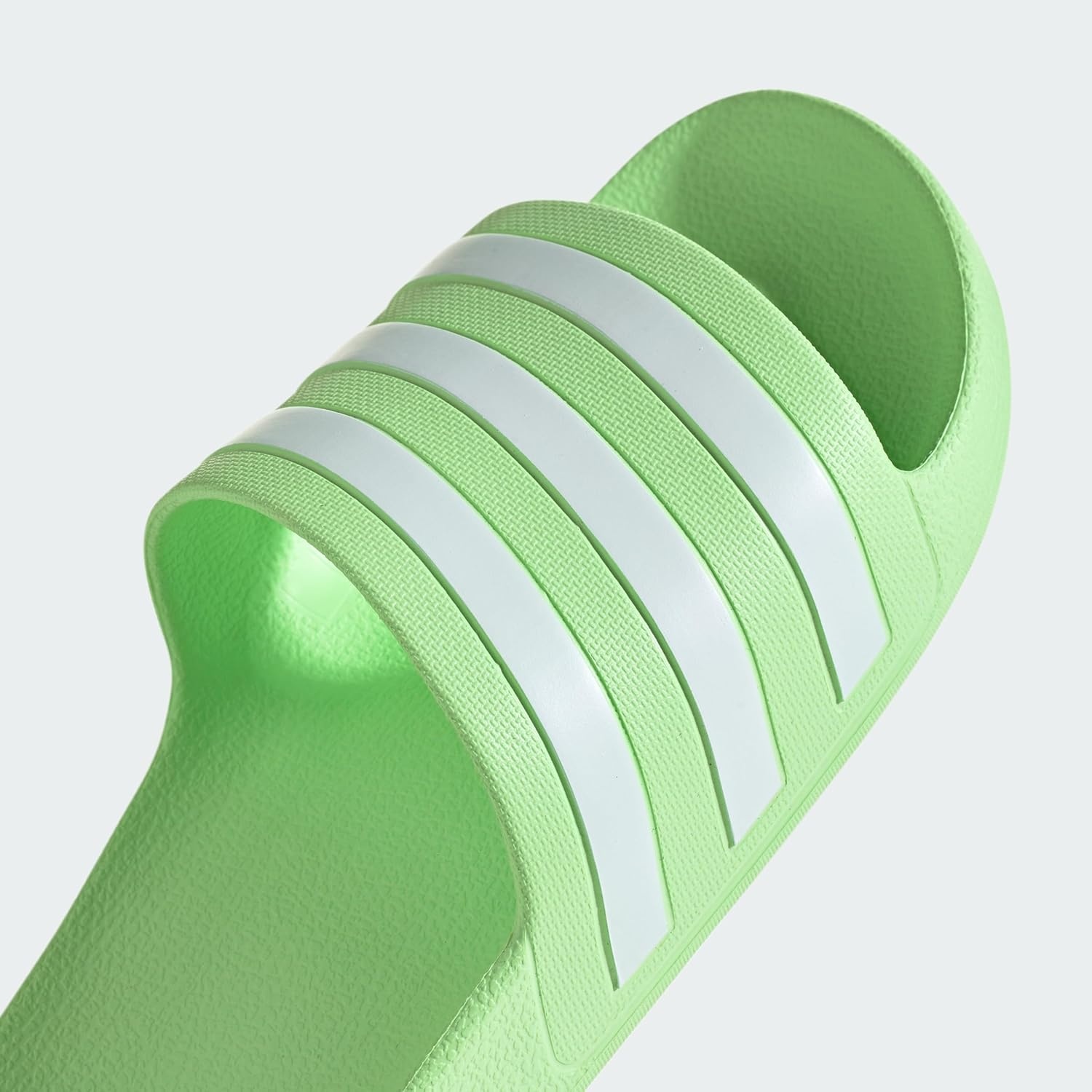 image:imageadidas Unisex Adult Adilette Aqua Slide SandalGreen SparkWhiteGreen Spark