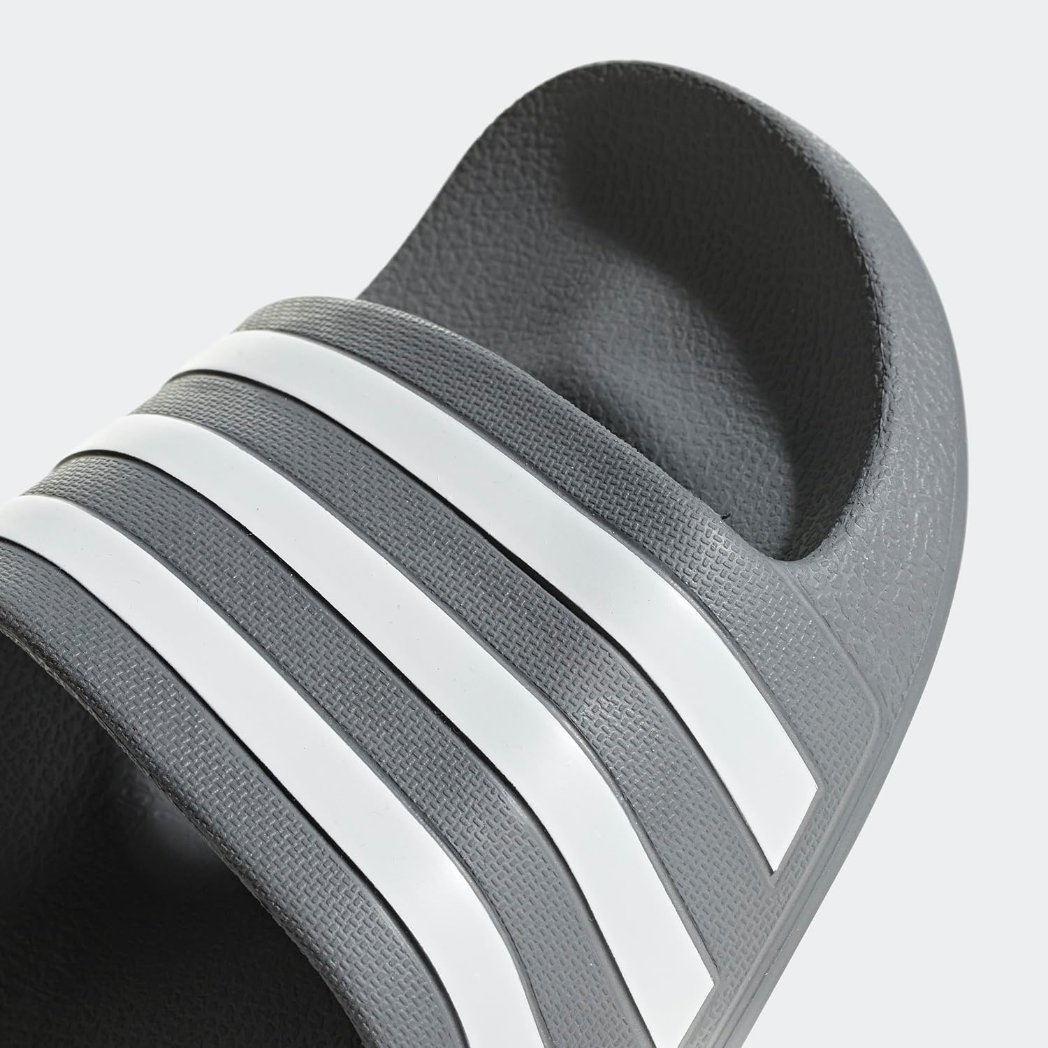 image:imageadidas Unisex Adult Adilette Aqua Slide SandalGreyWhiteGrey