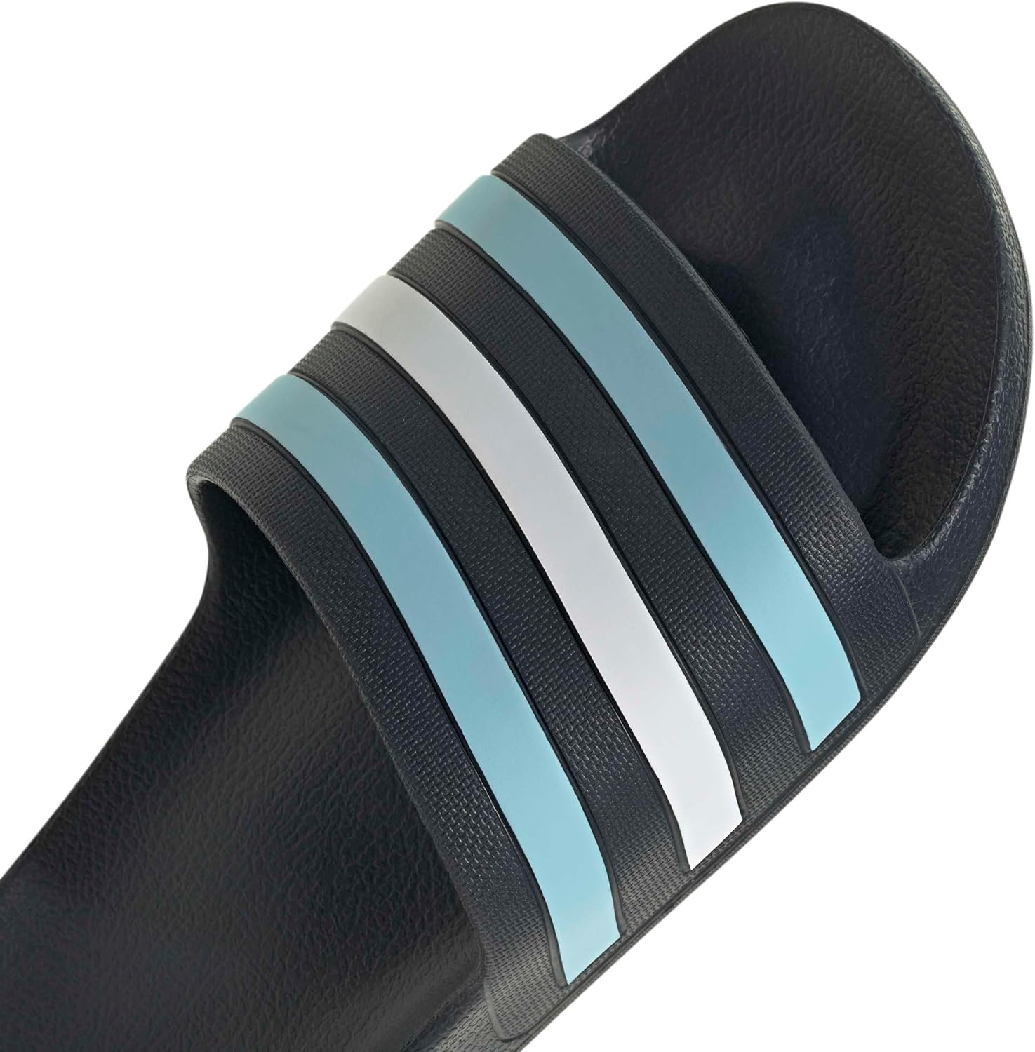 image:imageadidas Unisex Adult Adilette Aqua Slide SandalNight NavyIcey BlueWhite
