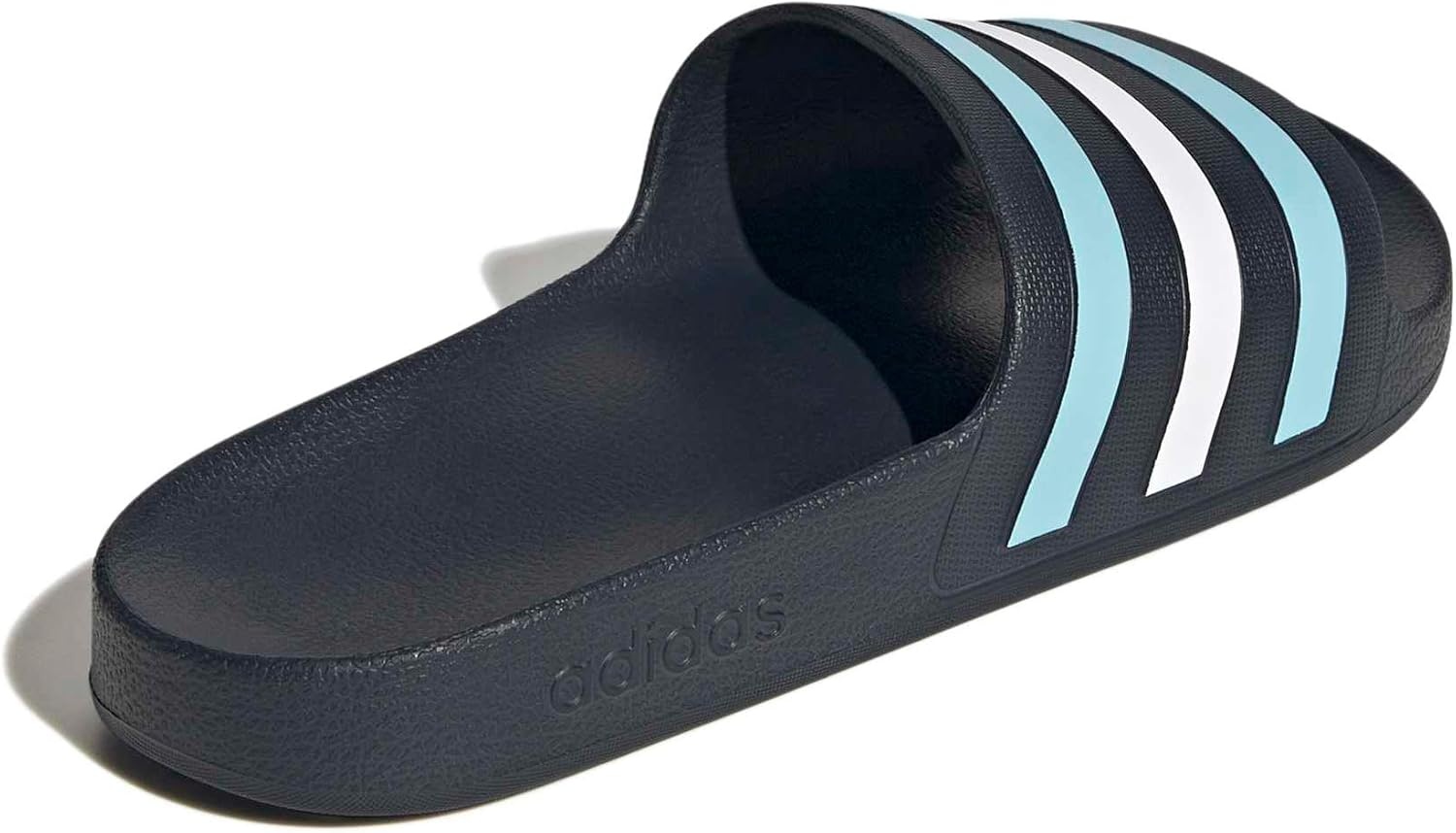 image:imageadidas Unisex Adult Adilette Aqua Slide SandalNight NavyIcey BlueWhite