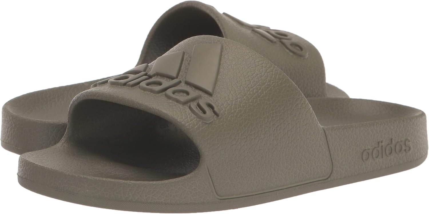 image:imageadidas Unisex Adult Adilette Aqua Slide SandalOlive StrataOlive StrataOlive Strata2023