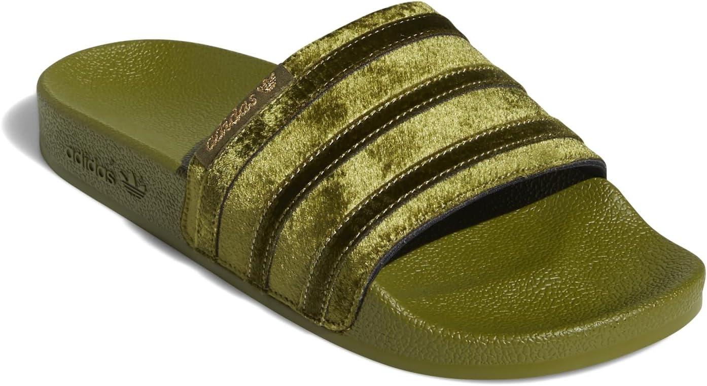 image:imageadidas Unisex Adult Adilette Aqua Slide SandalOrbit GreenOrbit GreenGold Metallic