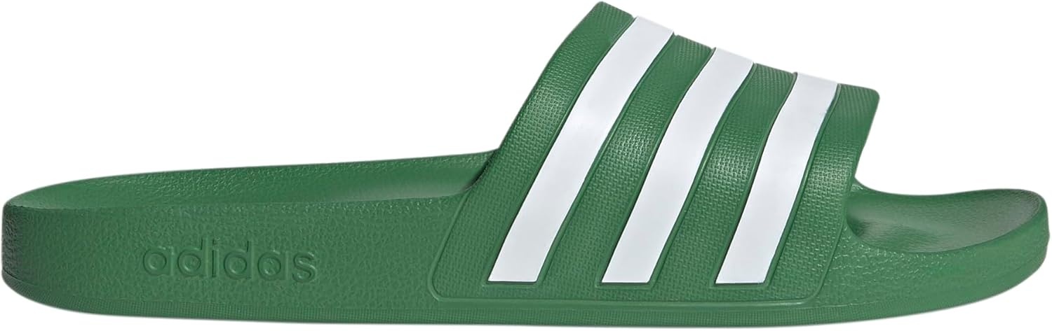 image:imageadidas Unisex Adult Adilette Aqua Slide SandalPreloved GreenWhitePreloved Green