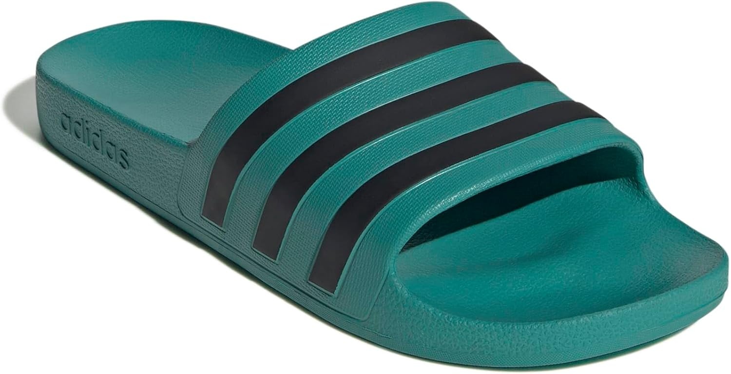 image:imageadidas Unisex Adult Adilette Aqua Slide SandalPure TealBlackPure Teal