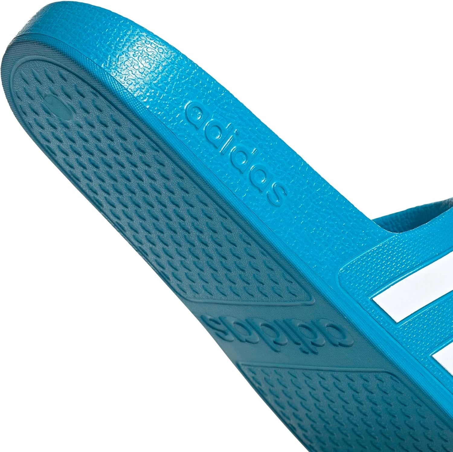 image:imageadidas Unisex Adult Adilette Aqua Slide SandalSolar BlueWhiteSolar Blue