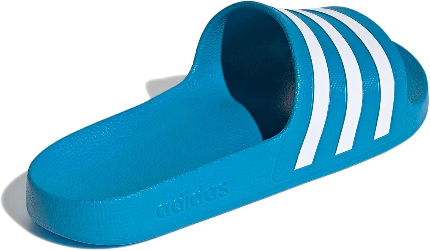 image:imageadidas Unisex Adult Adilette Aqua Slide SandalSolar BlueWhiteSolar Blue