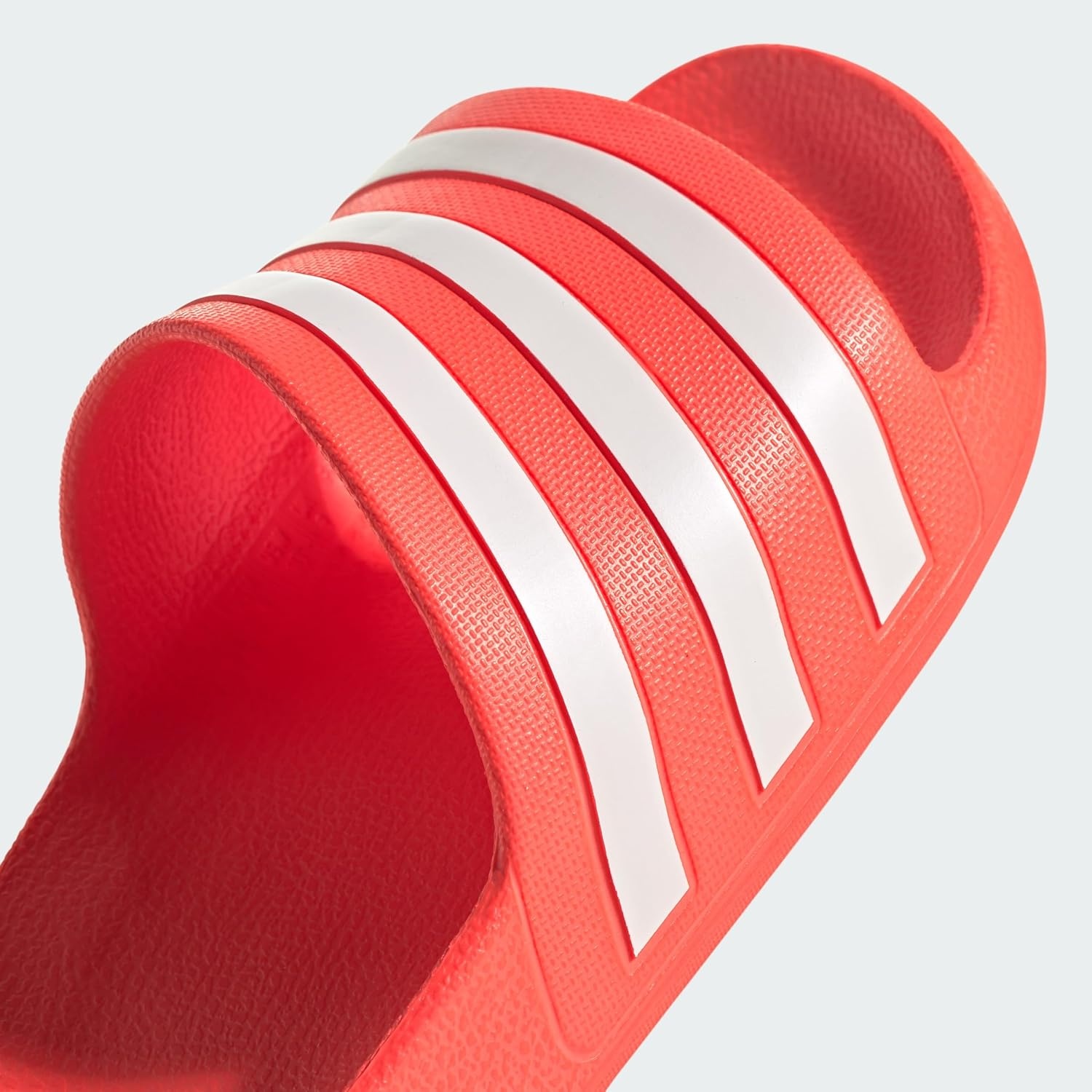 image:imageadidas Unisex Adult Adilette Aqua Slide SandalSolar RedWhiteSolar Red